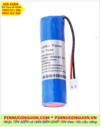 FLUKE P/N 4365971 3.6V VT04A VT02 VT05; Pin FLUKE P/N 4365971 3.6V VT04A VT02 VT05